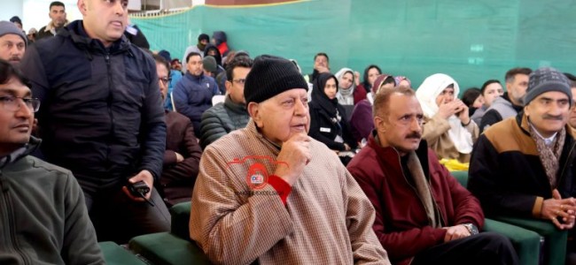 NC Chief Farooq Abdullah Congratulates PM, Railway For Launching New Projects For J&K
