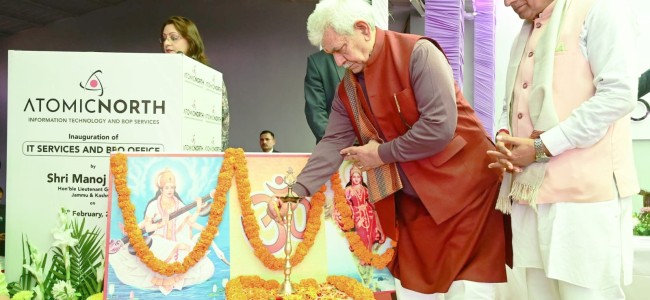 Lt Governor inaugurates Atomic North Private Ltd’s Complex at Durang Village of Billawar, Kathua Lt Governor inaugurates Atomic North Private Ltd’s Complex at Durang Village of Billawar, Kathua