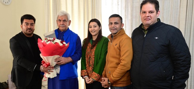 President JKNPF, Trikuta Nagar Traders Association delegation call on Lt Governor President JKNPF, Trikuta Nagar Traders Association delegation call on Lt Governor