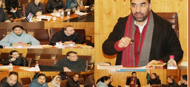 Dr. Abid Rasheed reviews implementation of NHM Dr. Abid Rasheed reviews implementation of NHM