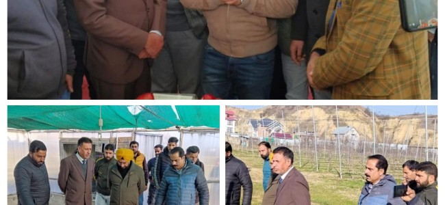 Dir Horticulture Kashmir conducts extensive tour of Baramulla & Shopian Dir Horticulture Kashmir conducts extensive tour of Baramulla & Shopian