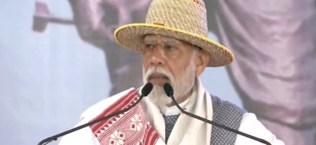 PM Modi on two-day visit to Assam from today PM Modi on two-day visit to Assam from today