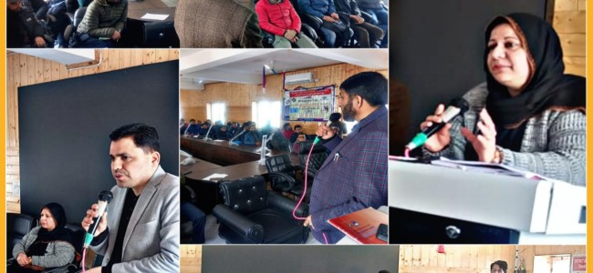 02 Days Workshop for BLOs concludes at Ganderbal