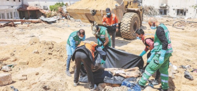Another mass grave found in Gaza hospital Another mass grave found in Gaza hospital