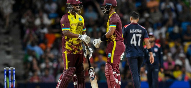 Shai Hope’s 82 fires West Indies to big T20 World Cup win over US Shai Hope’s 82 fires West Indies to big T20 World Cup win over US