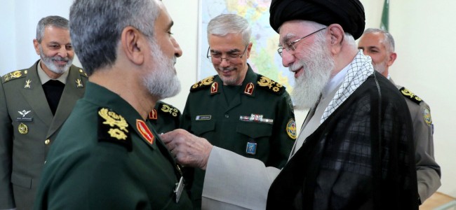Khamenei decorates commander for Israel attack Khamenei decorates commander for Israel attack