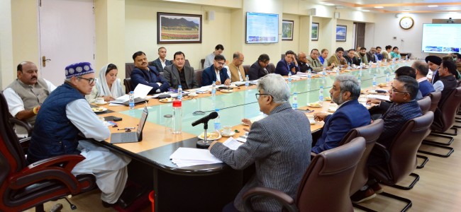 Chief Minister reviews development activities in various departments Chief Minister reviews development activities in various departments