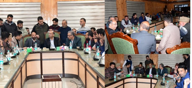 Advisor Nasir Aslam Wani visits Ganderbal; meets several public delegations Advisor Nasir Aslam Wani visits Ganderbal; meets several public delegations