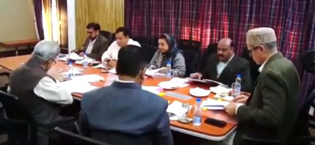 Omar Chairs First Cabinet Meeting, Discusses Reservation, Employment, Recruitments Omar Chairs First Cabinet Meeting, Discusses Reservation, Employment, Recruitments