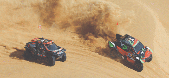 Rajhi takes overall Dakar car lead on penultimate stage Rajhi takes overall Dakar car lead on penultimate stage