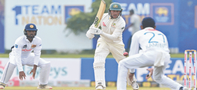 Sri Lanka reeling after Khawaja double ton steers Australia to 654-6 Sri Lanka reeling after Khawaja double ton steers Australia to 654-6