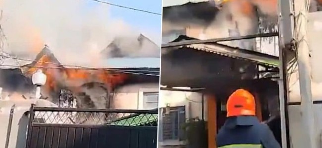 J&K | DSP Injured In Jawahar Nagar Fire Incident J&K | DSP Injured In Jawahar Nagar Fire Incident