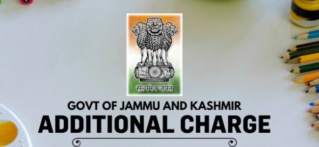J&K Govt Assigns Additional Charge To Two Executive Engineers J&K Govt Assigns Additional Charge To Two Executive Engineers
